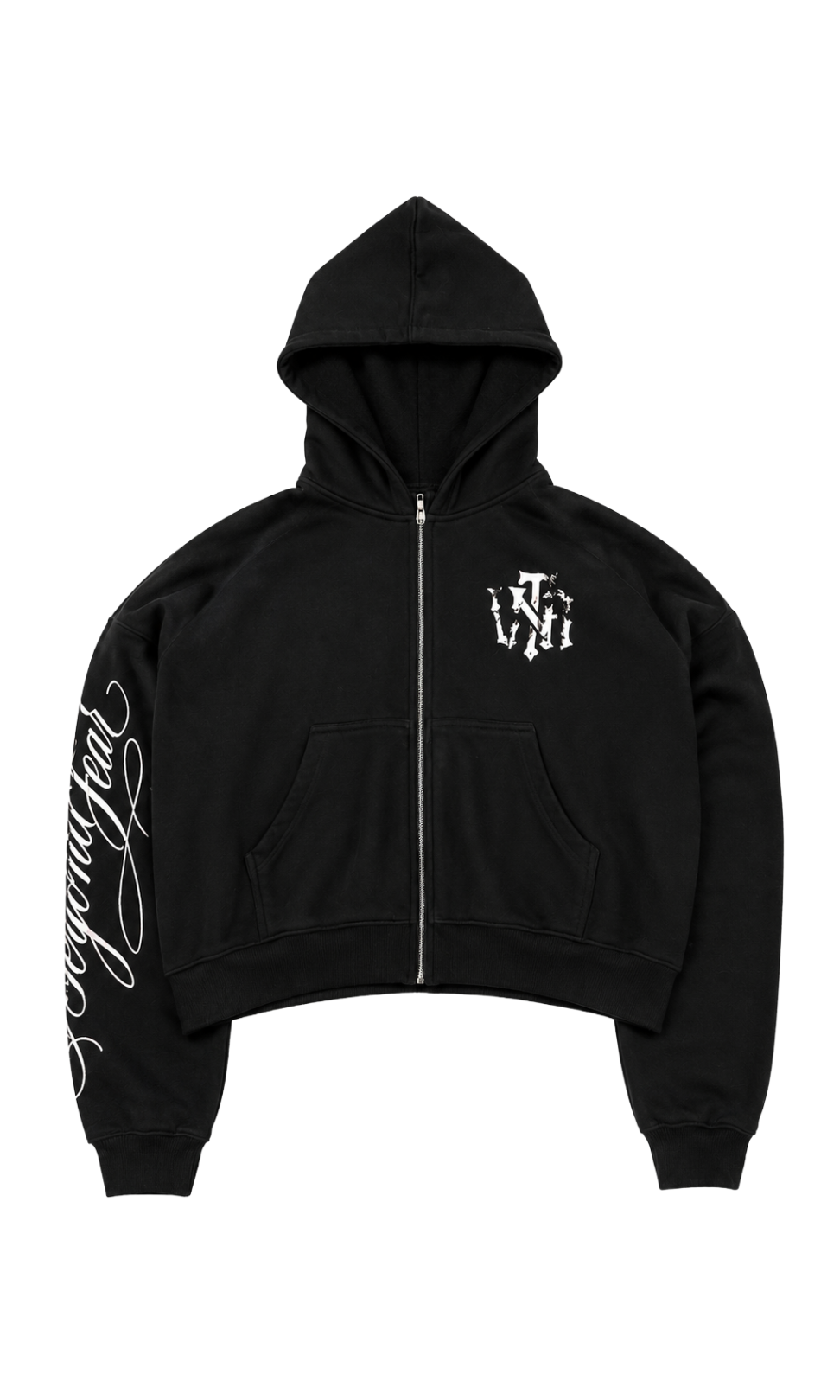 "black" fear Zip - Up